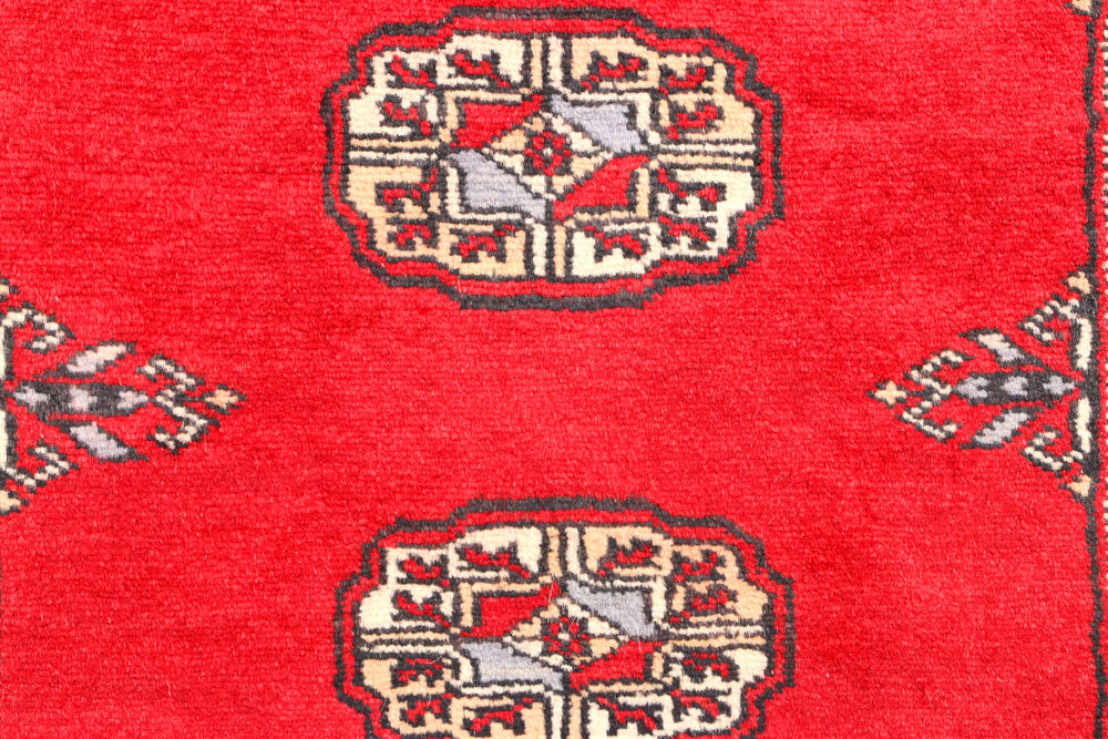 Red Bokhara 2' 6 x 6' 3 - No. 45069 - ALRUG Rug Store