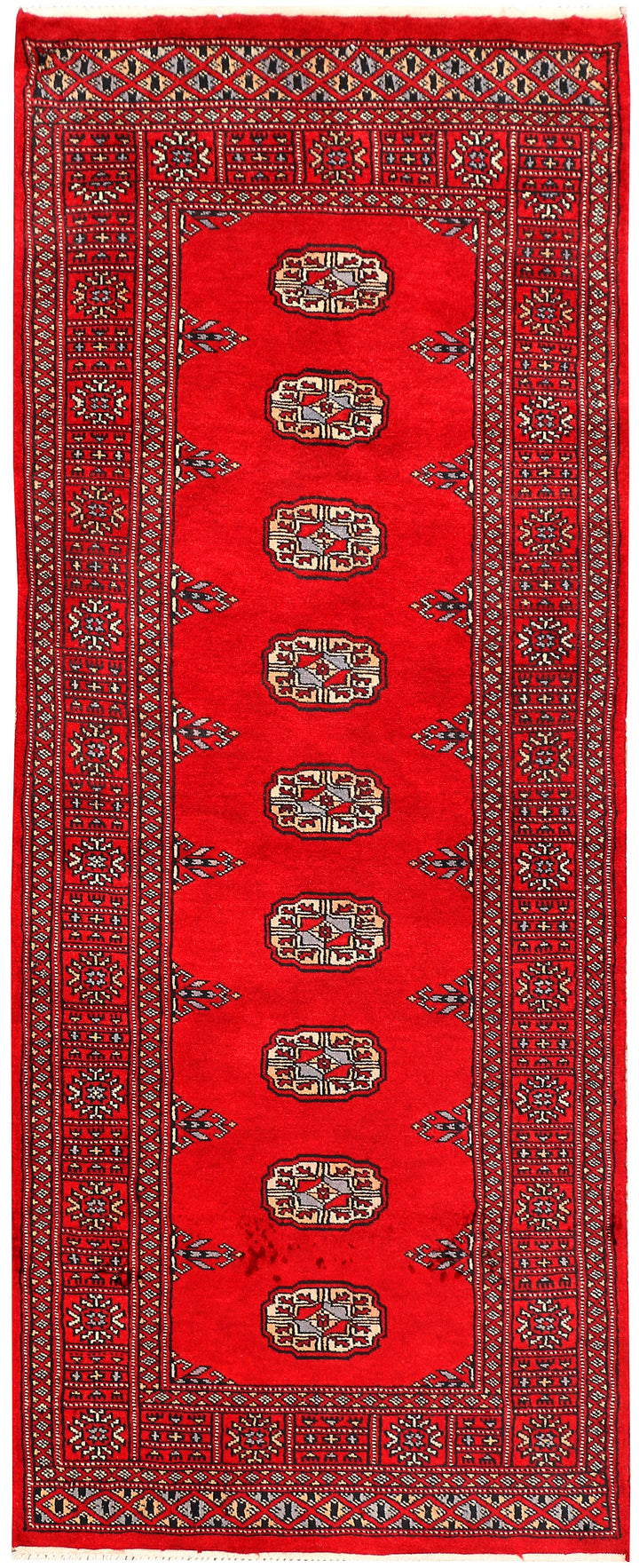 Red Bokhara 2' 6 x 6' 3 - No. 45069 - ALRUG Rug Store