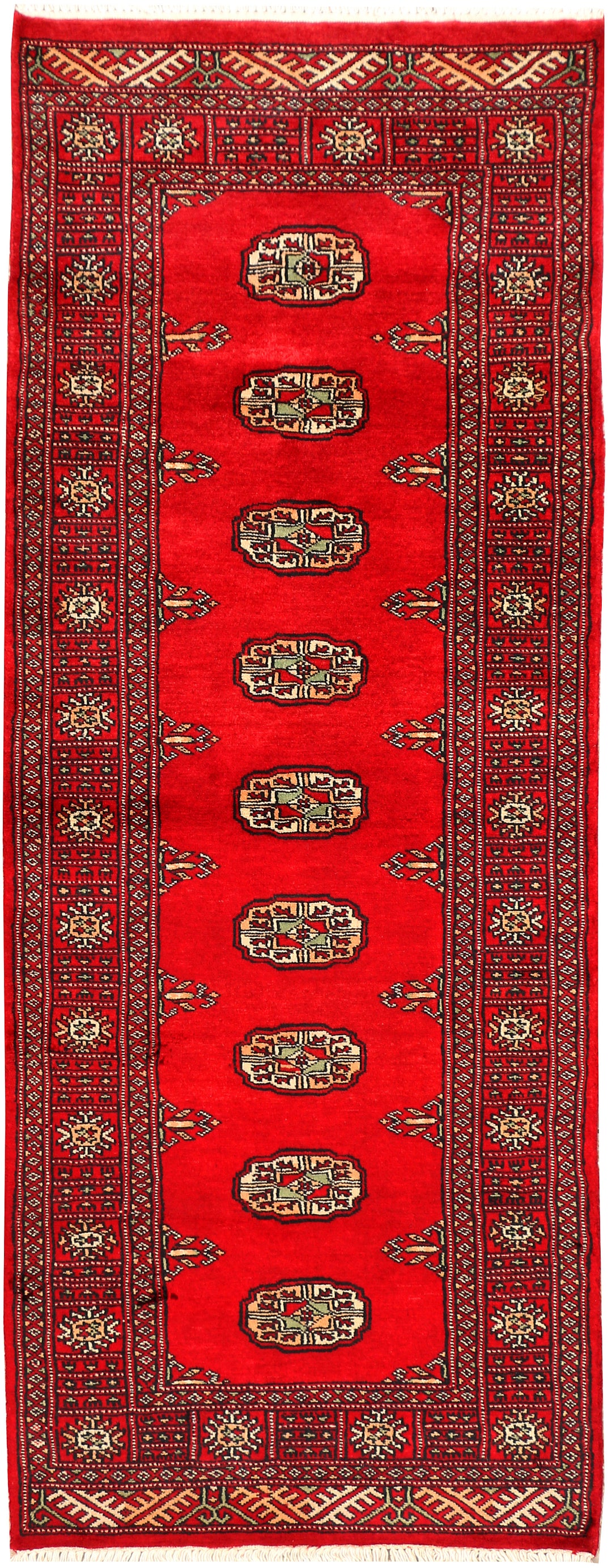 Dark Red Bokhara 2' 6 x 6' 3 - No. 45071 - ALRUG Rug Store