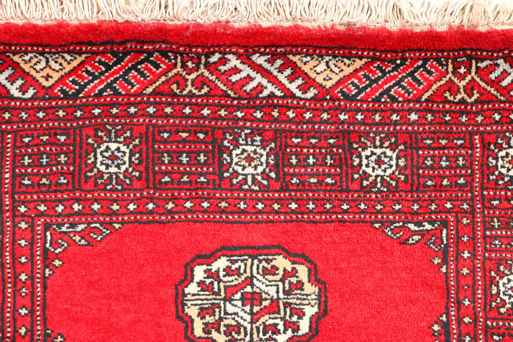 Red Bokhara 2' 7 x 6' 9 - No. 45073 - ALRUG Rug Store
