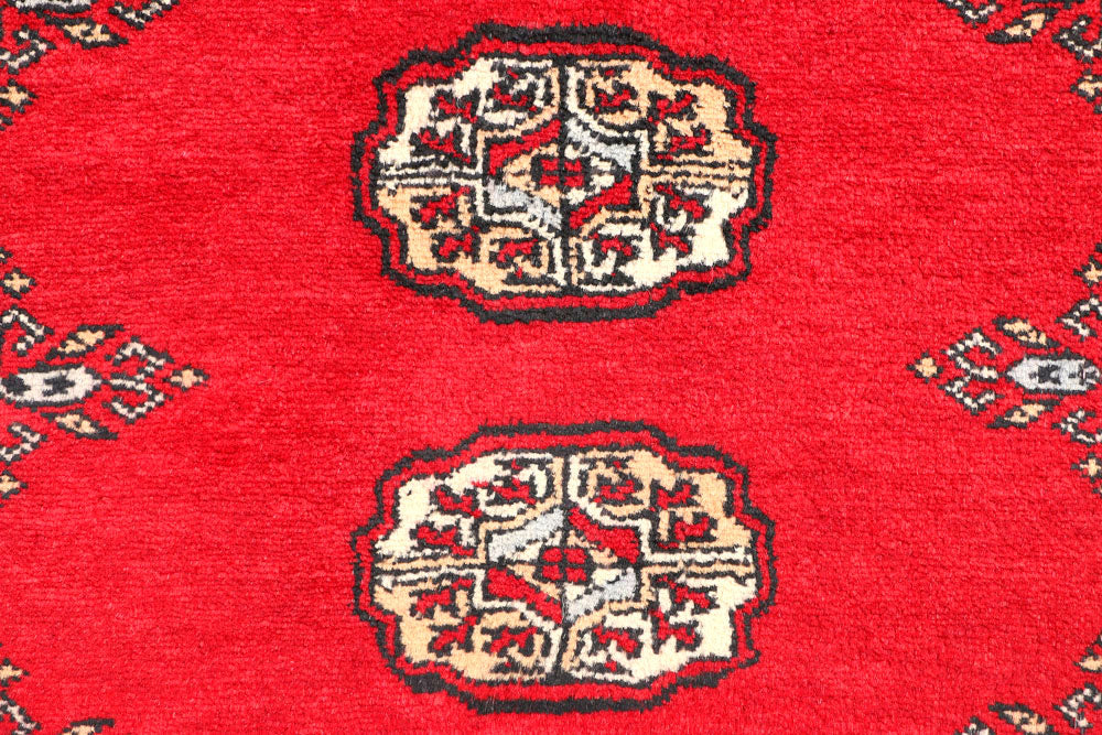 Red Bokhara 2' 7 x 6' 9 - No. 45073 - ALRUG Rug Store