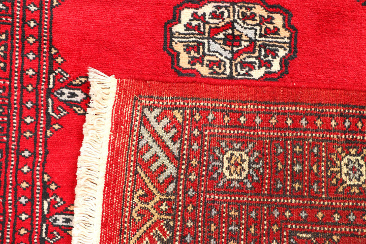 Red Bokhara 2' 7 x 6' 9 - No. 45073 - ALRUG Rug Store