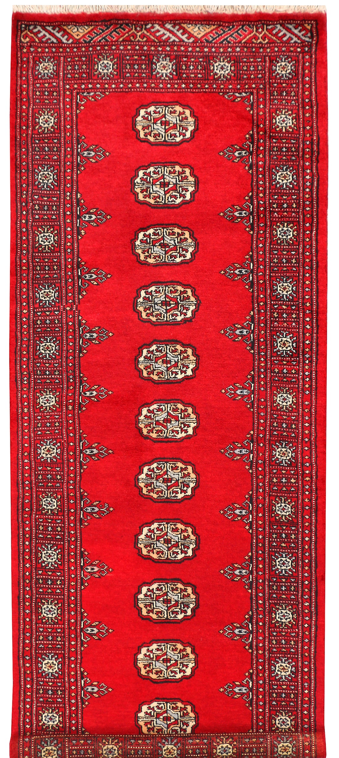 Red Bokhara 2' 7 x 6' 9 - No. 45073 - ALRUG Rug Store