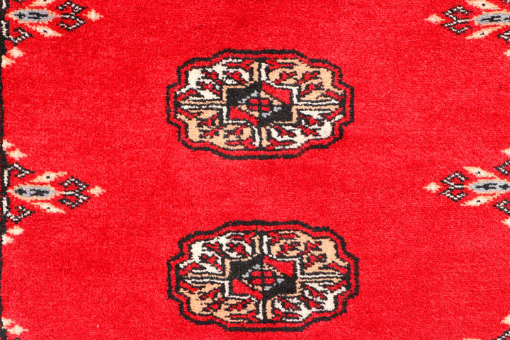 Red Bokhara 2' 7 x 5' 8 - No. 45076 - ALRUG Rug Store