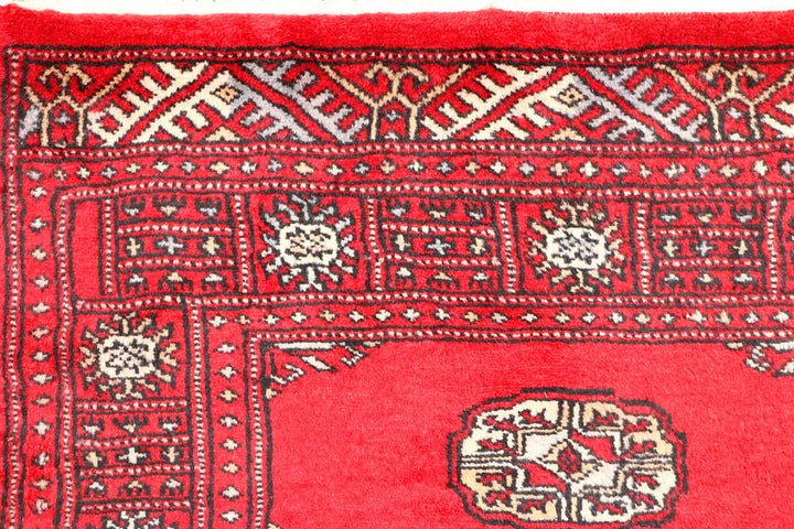Red Bokhara 2' 6 x 6' 8 - No. 45078 - ALRUG Rug Store