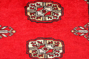 Red Bokhara 2'  6" x 6'  8" - No. QA48992