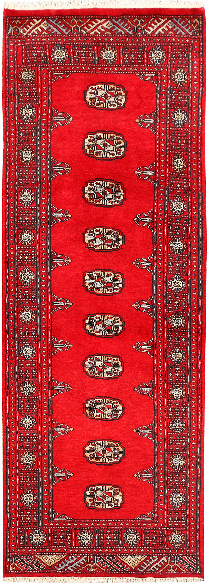 Red Bokhara 2'  6" x 6'  8" - No. QA48992