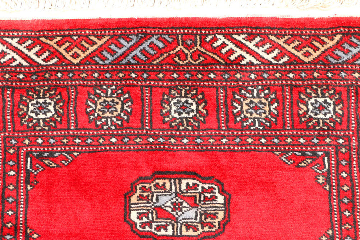 Red Bokhara 2' 6 x 5' 9 - No. 45081 - ALRUG Rug Store