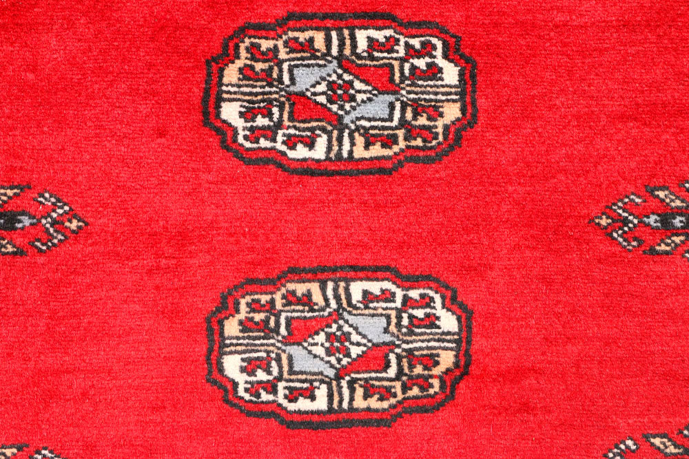 Red Bokhara 2' 6 x 5' 9 - No. 45081 - ALRUG Rug Store