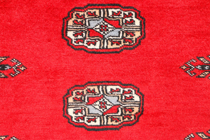 Red Bokhara 2' 6 x 5' 9 - No. 45081 - ALRUG Rug Store