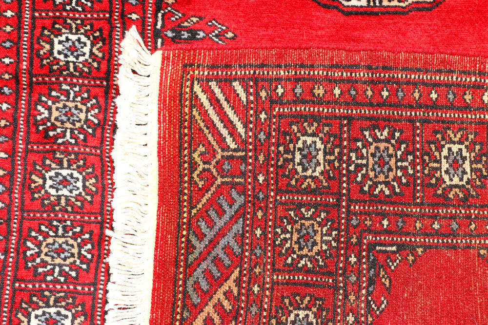 Red Bokhara 2' 6 x 5' 9 - No. 45081 - ALRUG Rug Store