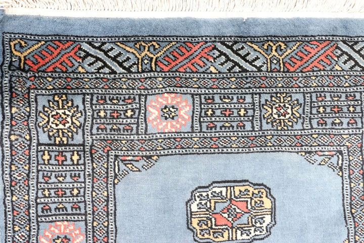 Slate Grey Bokhara 2' 6 x 6' 11 - No. 45084 - ALRUG Rug Store