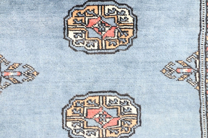 Slate Grey Bokhara 2' 6 x 6' 11 - No. 45084 - ALRUG Rug Store