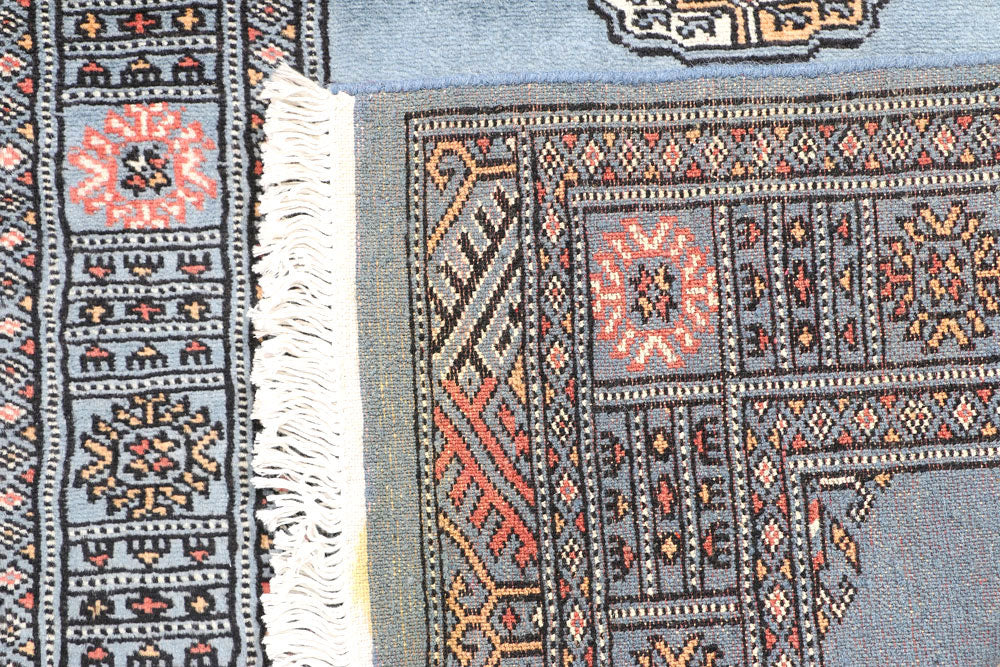 Slate Grey Bokhara 2' 6 x 6' 11 - No. 45084 - ALRUG Rug Store