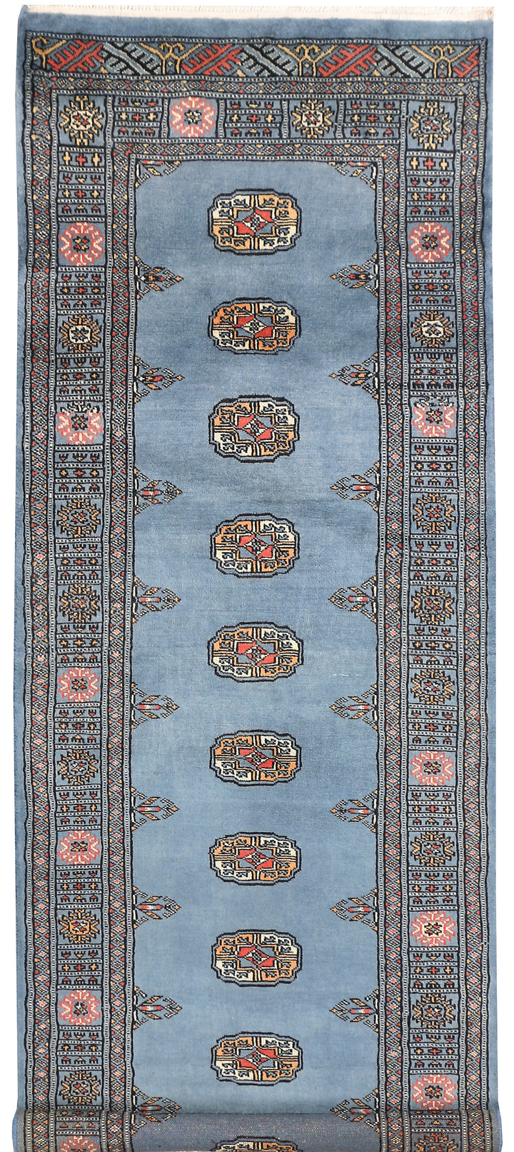 Slate Grey Bokhara 2' 6 x 6' 11 - No. 45084 - ALRUG Rug Store