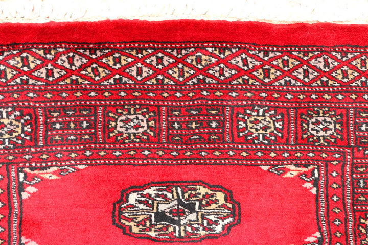 Red Bokhara 2' 7 x 5' 9 - No. 45085 - ALRUG Rug Store