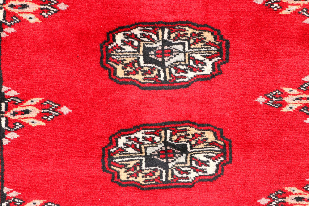 Red Bokhara 2' 7 x 5' 9 - No. 45085 - ALRUG Rug Store