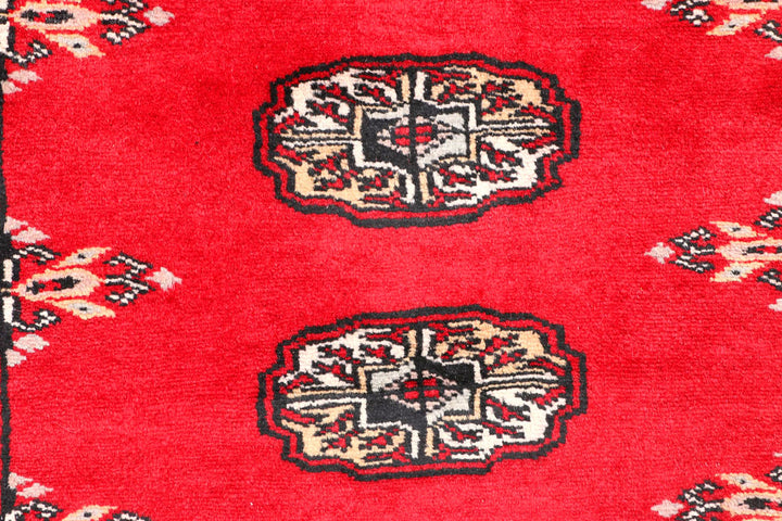 Red Bokhara 2' 7 x 5' 9 - No. 45085 - ALRUG Rug Store