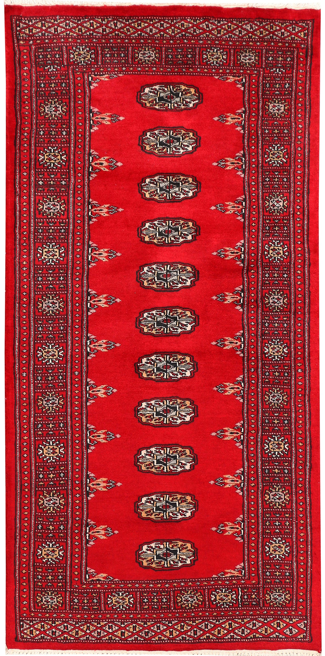 Red Bokhara 2' 7 x 5' 9 - No. 45085 - ALRUG Rug Store