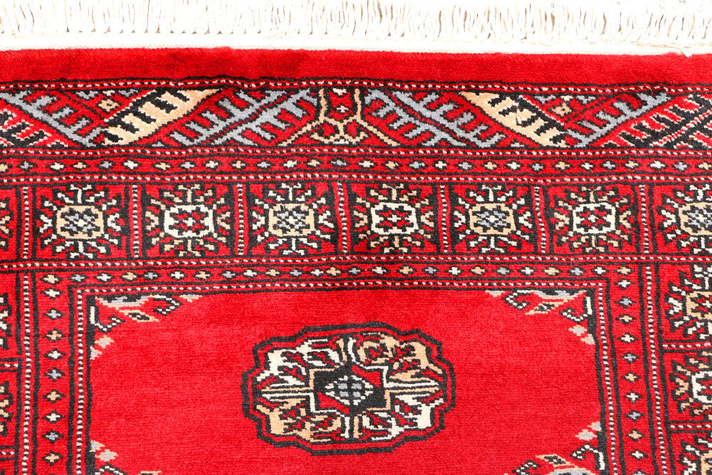 Red Bokhara 2' 7 x 6' 3 - No. 45087 - ALRUG Rug Store