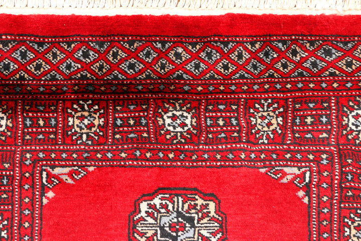 Red Bokhara 2' 7 x 7' 1 - No. 45089 - ALRUG Rug Store