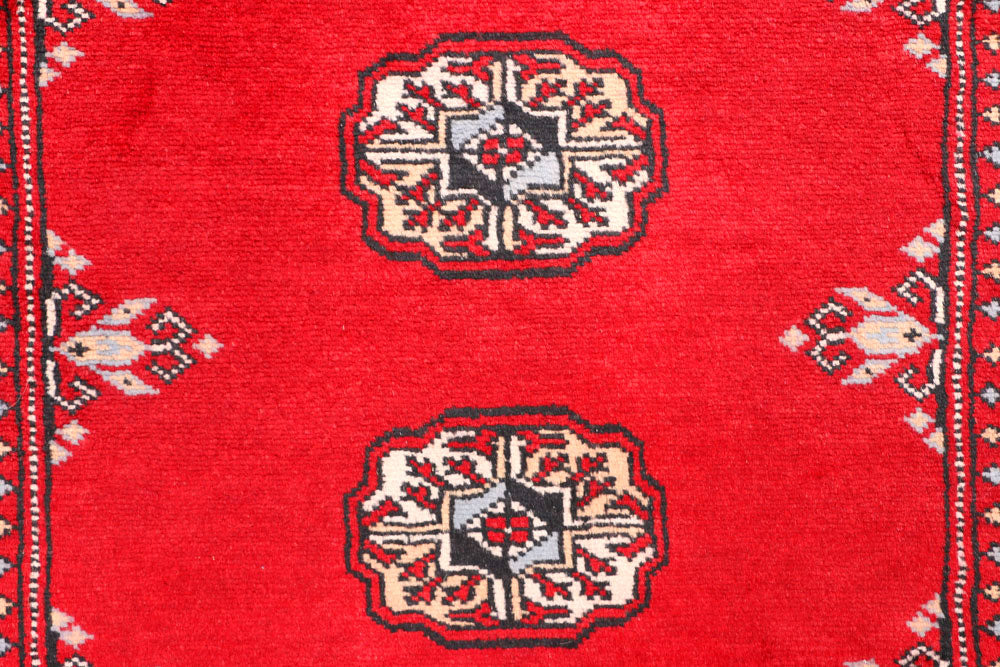 Red Bokhara 2' 7 x 7' 1 - No. 45089 - ALRUG Rug Store