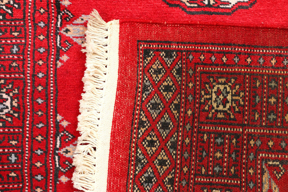 Red Bokhara 2' 7 x 7' 1 - No. 45089 - ALRUG Rug Store