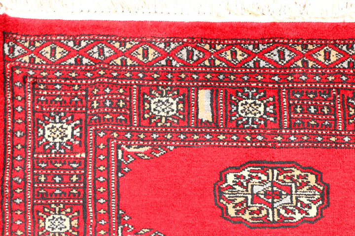Red Bokhara 2' 7 x 6' 4 - No. 45097 - ALRUG Rug Store