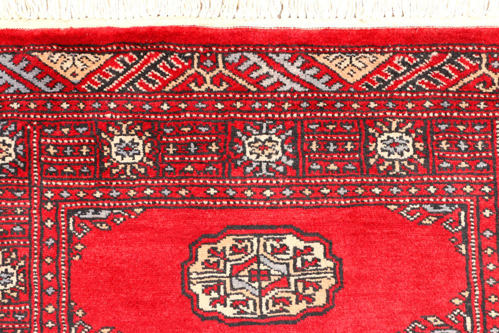 Red Bokhara 2' 6 x 6' 5 - No. 45098 - ALRUG Rug Store