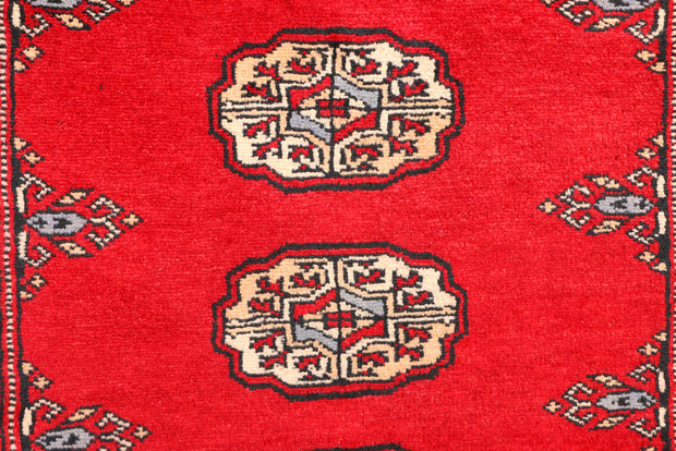 Red Bokhara 2' 6 x 6' 5 - No. 45098 - ALRUG Rug Store