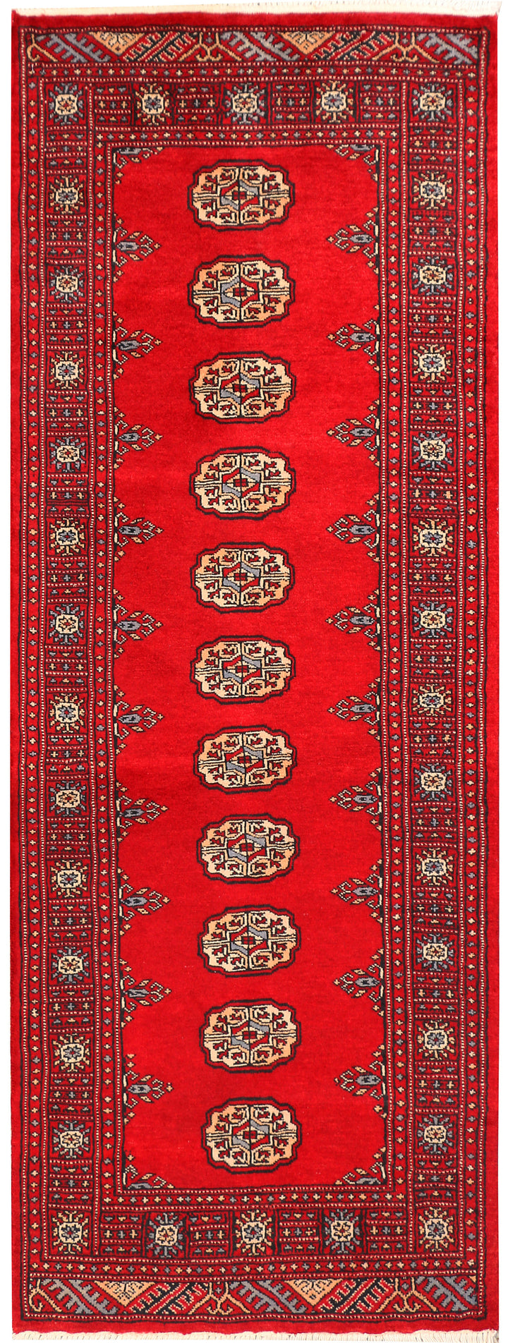 Red Bokhara 2' 6 x 6' 5 - No. 45098 - ALRUG Rug Store
