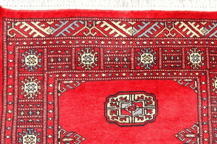 Red Bokhara 2' 6 x 6' 6 - No. 45101 - ALRUG Rug Store