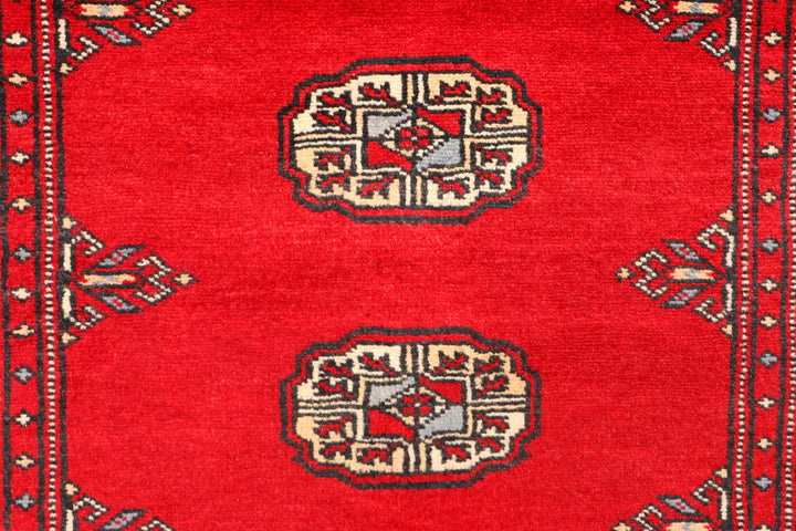Red Bokhara 2' 6 x 6' 6 - No. 45101 - ALRUG Rug Store