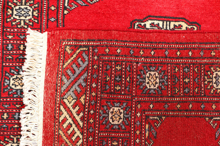 Red Bokhara 2' 6 x 6' 6 - No. 45101 - ALRUG Rug Store