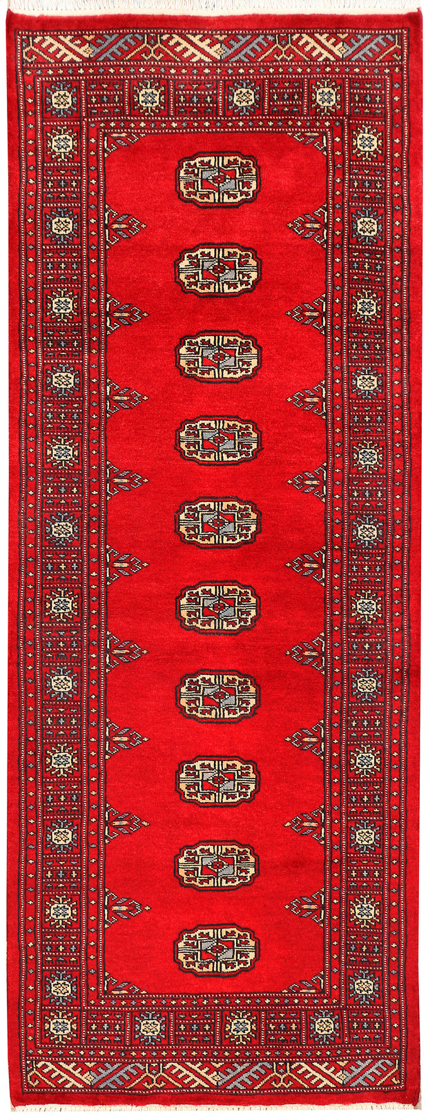 Red Bokhara 2' 6 x 6' 6 - No. 45101 - ALRUG Rug Store