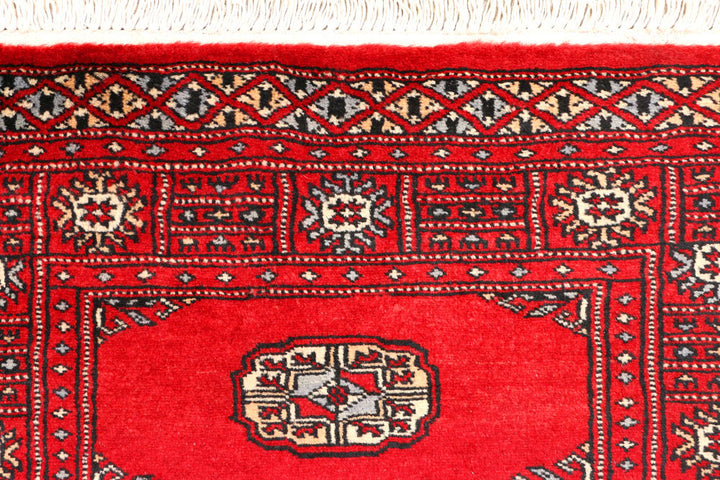 Red Bokhara 2' 7 x 6' 8 - No. 45105 - ALRUG Rug Store