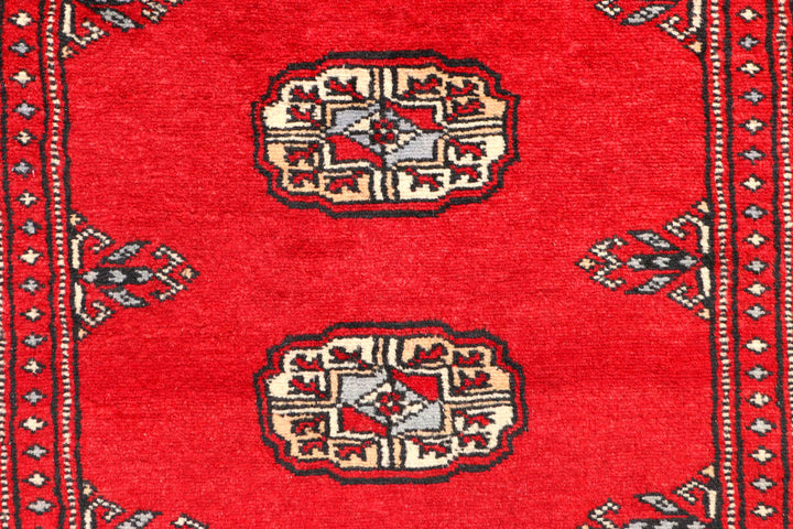 Red Bokhara 2' 7 x 6' 8 - No. 45105 - ALRUG Rug Store