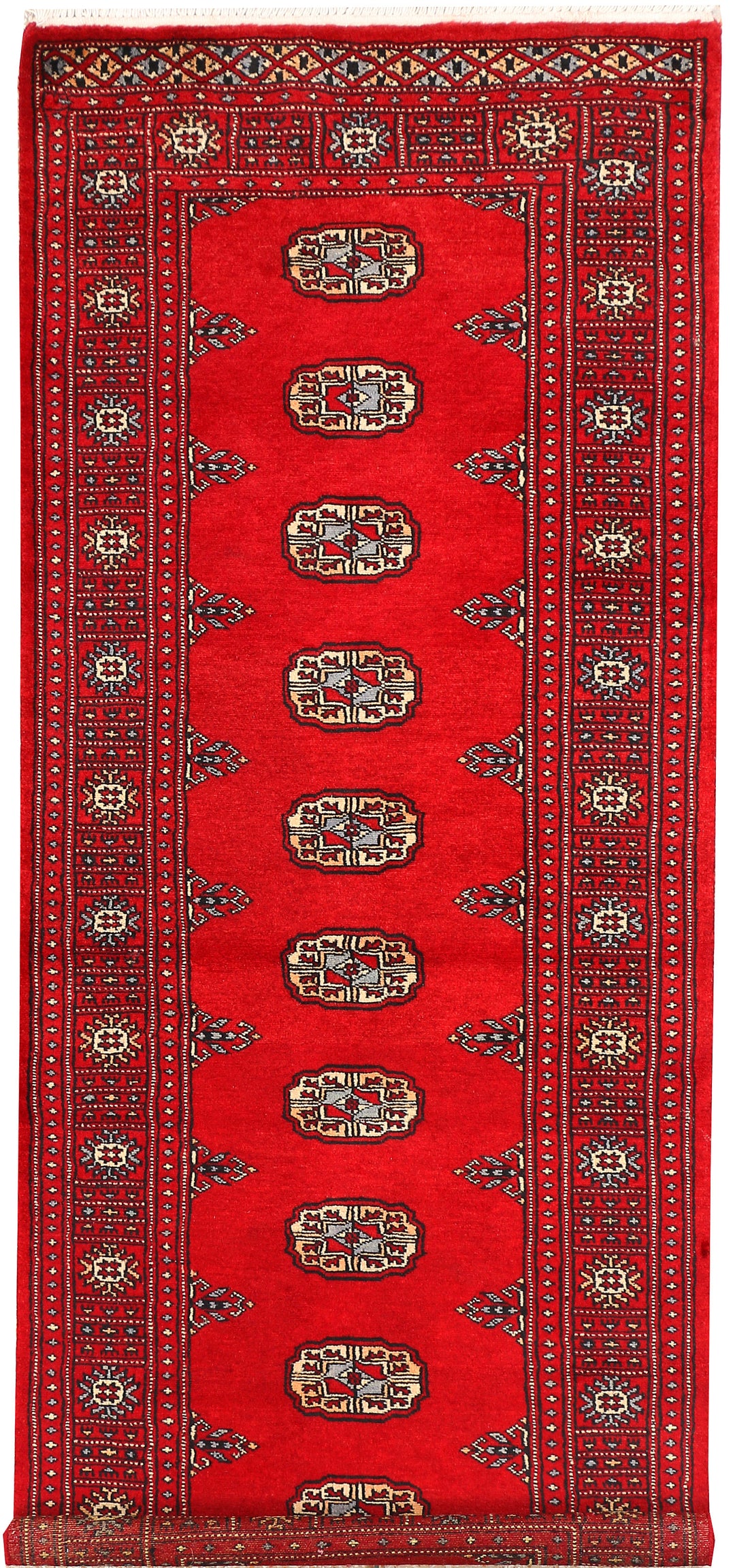 Red Bokhara 2' 7 x 6' 8 - No. 45105 - ALRUG Rug Store
