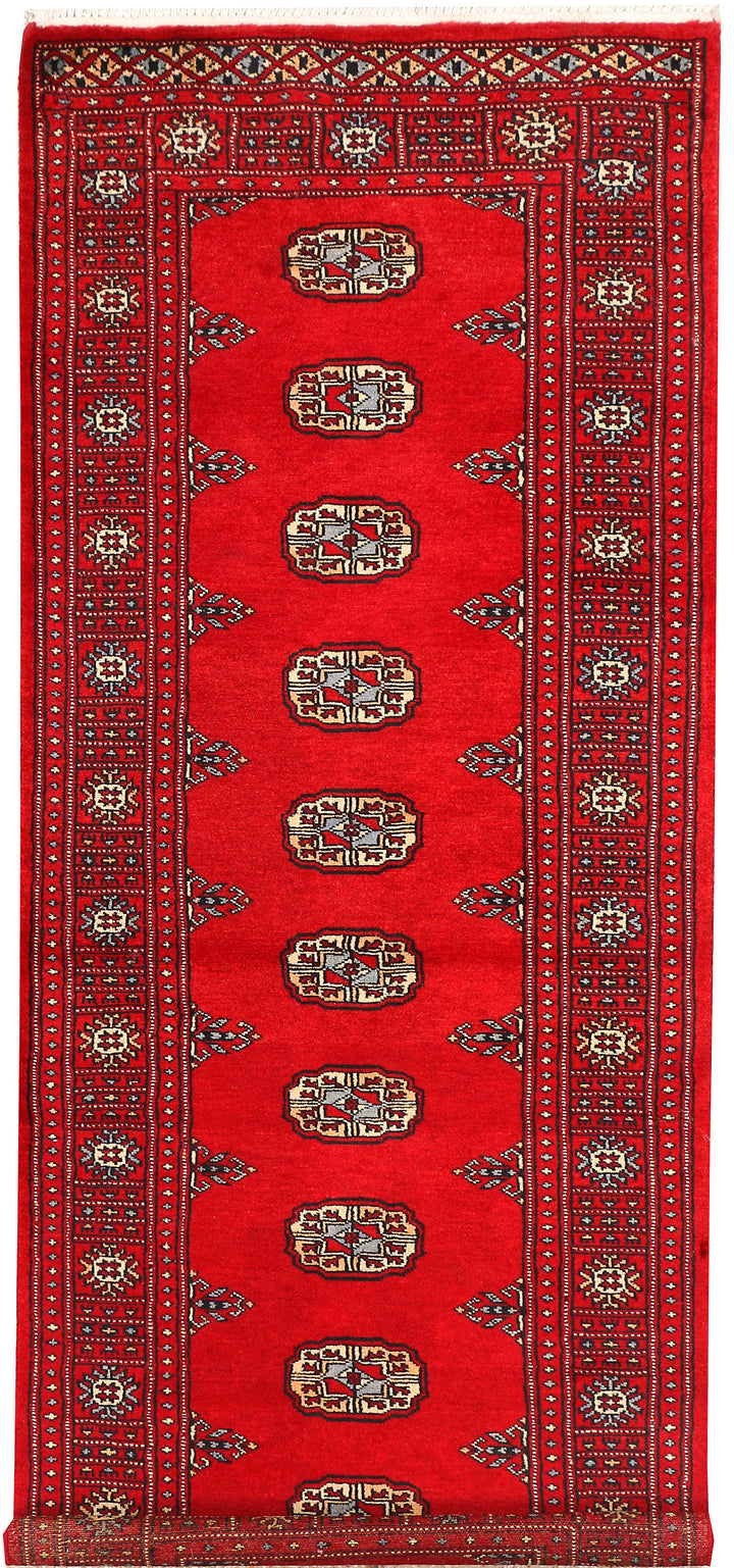 Red Bokhara 2' 7 x 6' 8 - No. 45105 - ALRUG Rug Store