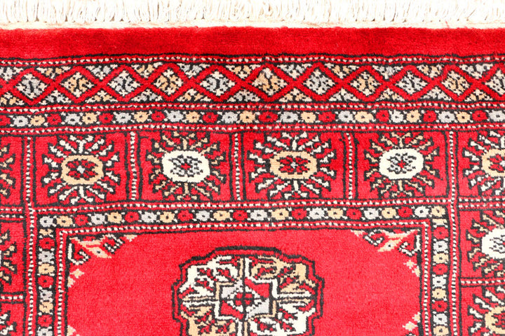 Red Bokhara 2' 7 x 6' 10 - No. 45107 - ALRUG Rug Store