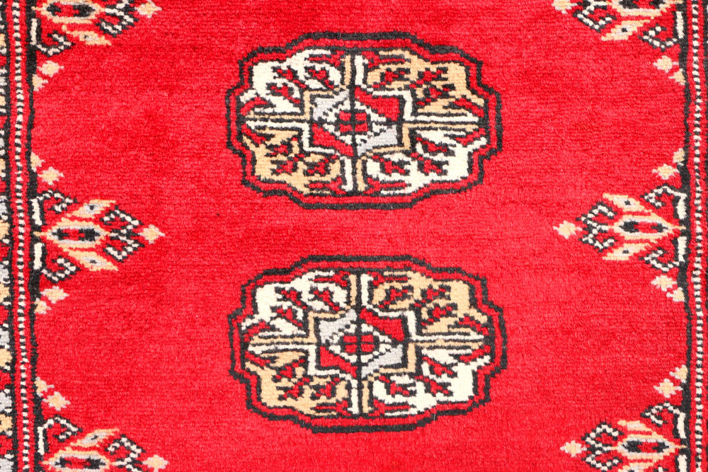 Red Bokhara 2' 7 x 6' 10 - No. 45107 - ALRUG Rug Store