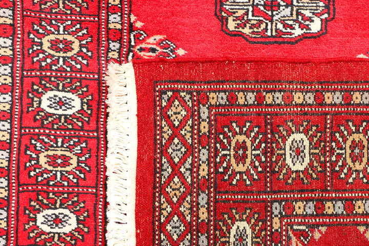 Red Bokhara 2' 7 x 6' 10 - No. 45107 - ALRUG Rug Store