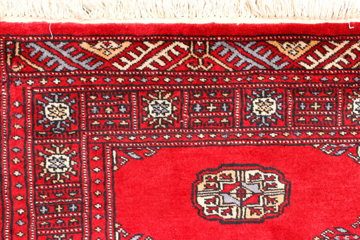 Red Bokhara 2' 7 x 6' 10 - No. 45110 - ALRUG Rug Store