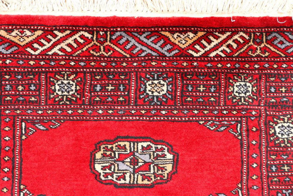 Red Bokhara 2' 7 x 6' 10 - No. 45110 - ALRUG Rug Store