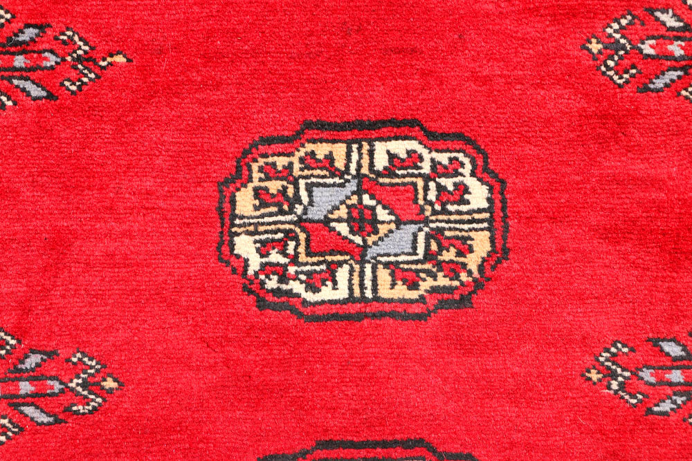 Red Bokhara 2' 7 x 6' 10 - No. 45110 - ALRUG Rug Store