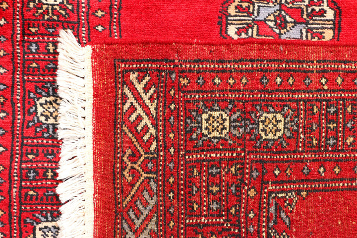 Red Bokhara 2' 7 x 6' 10 - No. 45110 - ALRUG Rug Store
