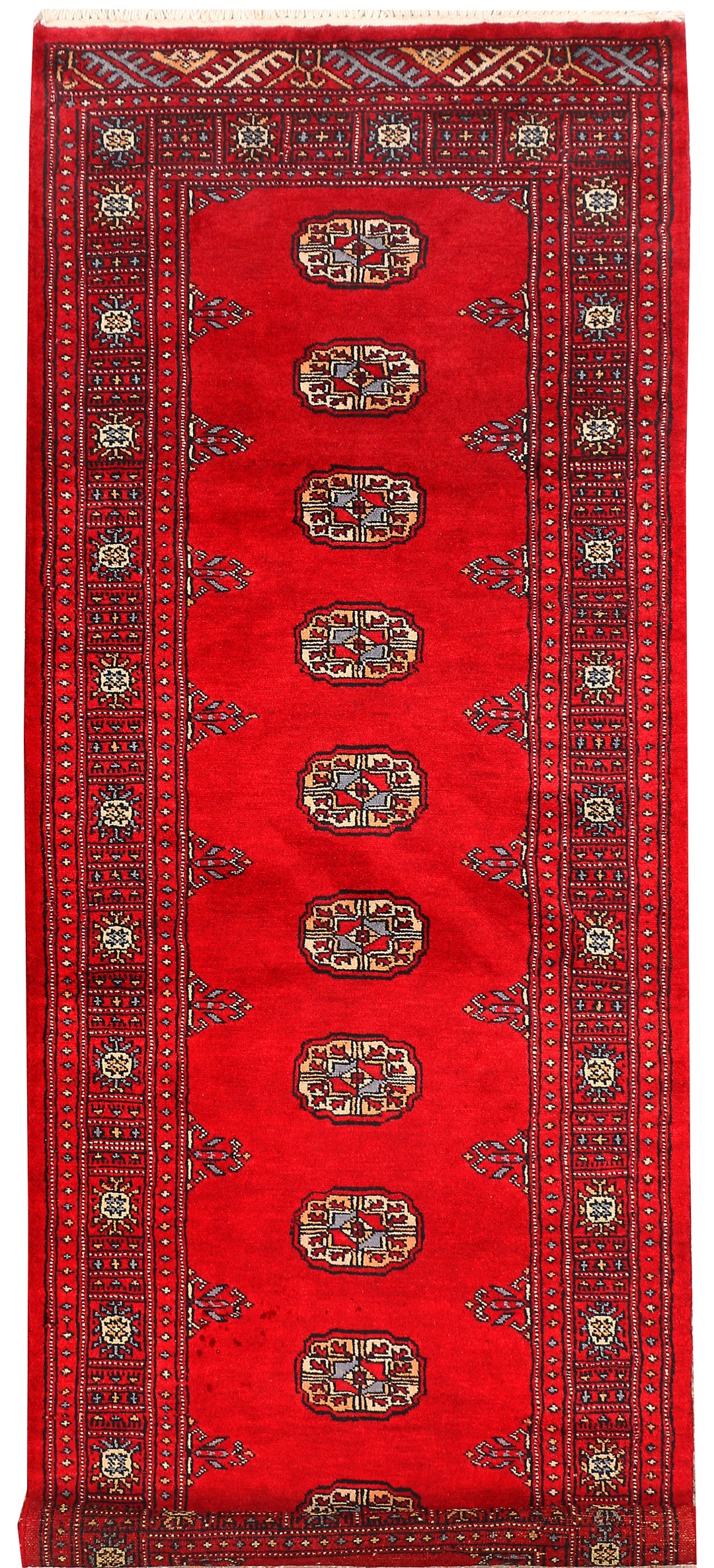 Red Bokhara 2' 7 x 6' 10 - No. 45110 - ALRUG Rug Store
