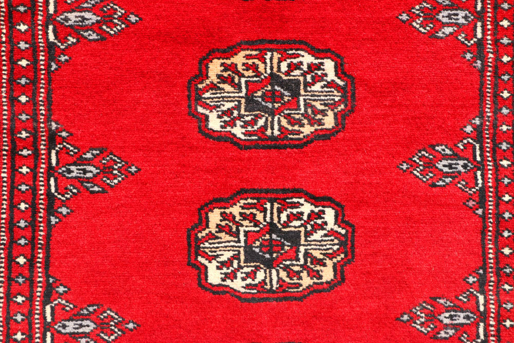 Red Bokhara 2' 7 x 6' 5 - No. 45115 - ALRUG Rug Store