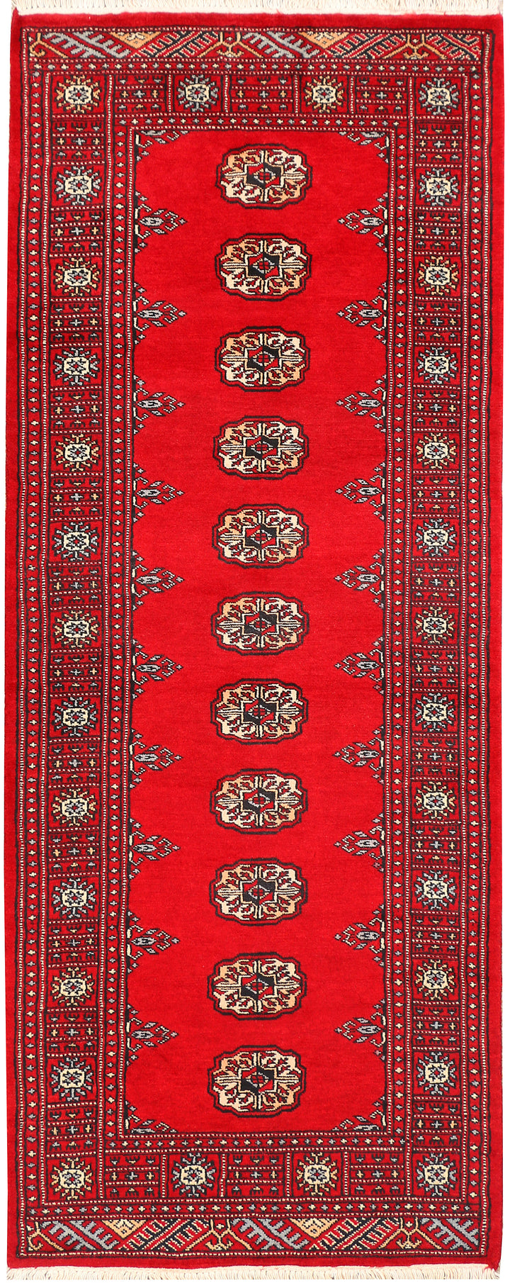 Red Bokhara 2' 7 x 6' 5 - No. 45115 - ALRUG Rug Store