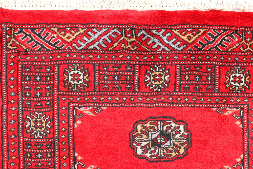 Red Bokhara 2' 6 x 6' 6 - No. 45116 - ALRUG Rug Store